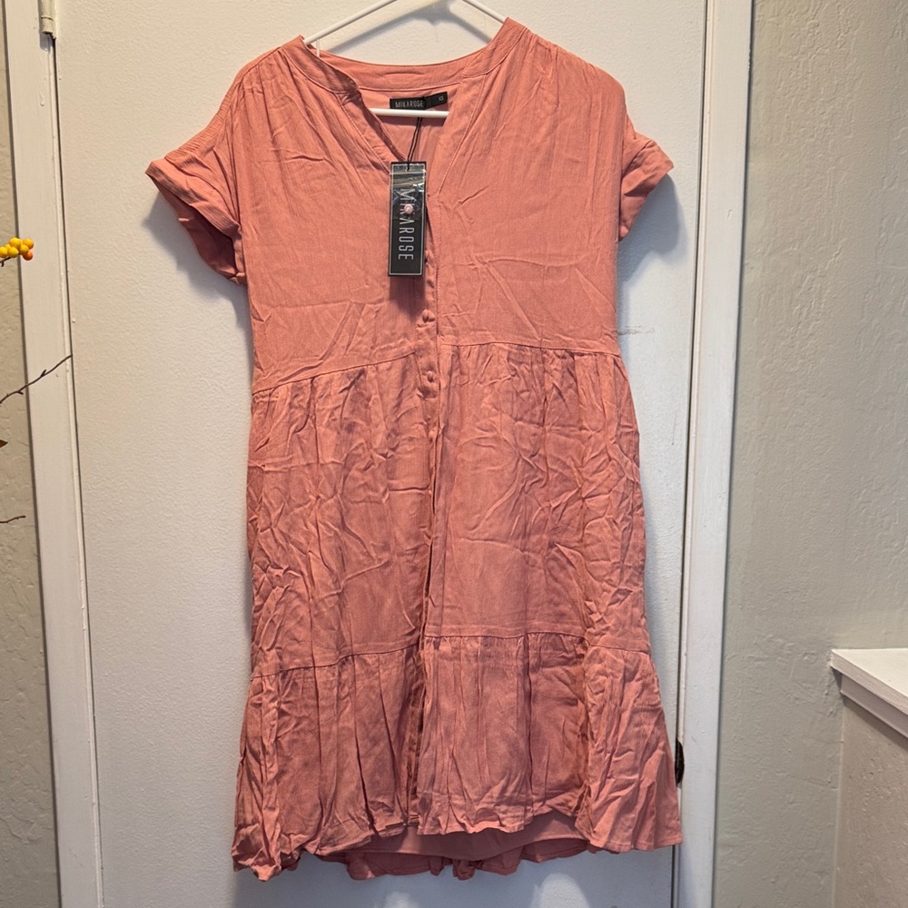 Mikarose Mauve Pink Jori Dress
